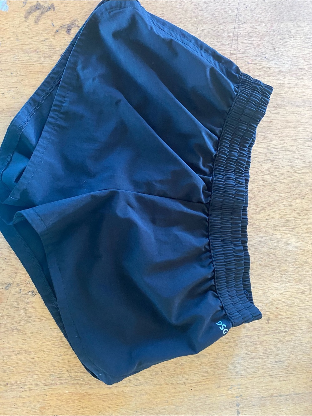 Black Athletic Running Shorts- Med